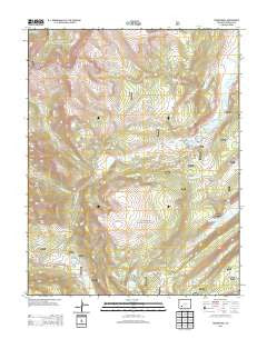 Finger Mesa Colorado Historical topographic map, 1:24000 scale, 7.5 X 7.5 Minute, Year 2013