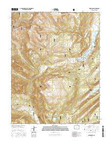 Finger Mesa Colorado Current topographic map, 1:24000 scale, 7.5 X 7.5 Minute, Year 2016