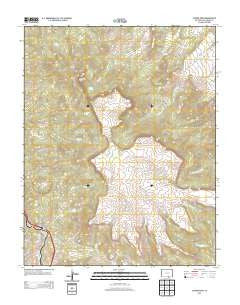 Fishers Peak Colorado Historical topographic map, 1:24000 scale, 7.5 X 7.5 Minute, Year 2013