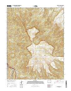 Fishers Peak Colorado Current topographic map, 1:24000 scale, 7.5 X 7.5 Minute, Year 2016