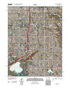 Fitzsimons Colorado Historical topographic map, 1:24000 scale, 7.5 X 7.5 Minute, Year 2010
