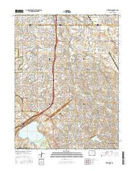 Fitzsimons Colorado Current topographic map, 1:24000 scale, 7.5 X 7.5 Minute, Year 2016