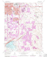Fitzsimons Colorado Historical topographic map, 1:24000 scale, 7.5 X 7.5 Minute, Year 1965
