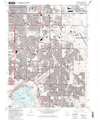 Fitzsimons Colorado Historical topographic map, 1:24000 scale, 7.5 X 7.5 Minute, Year 1965