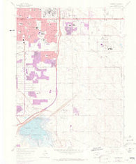 Fitzsimons Colorado Historical topographic map, 1:24000 scale, 7.5 X 7.5 Minute, Year 1965