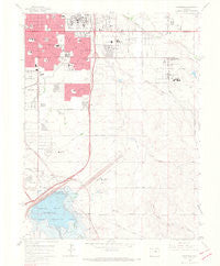 Fitzsimons Colorado Historical topographic map, 1:24000 scale, 7.5 X 7.5 Minute, Year 1965
