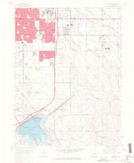 Fitzsimons Colorado Historical topographic map, 1:24000 scale, 7.5 X 7.5 Minute, Year 1965