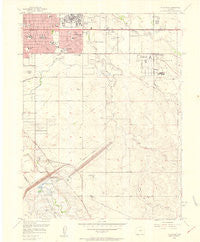 Fitzsimons Colorado Historical topographic map, 1:24000 scale, 7.5 X 7.5 Minute, Year 1957