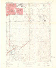 Fitzsimons Colorado Historical topographic map, 1:24000 scale, 7.5 X 7.5 Minute, Year 1957
