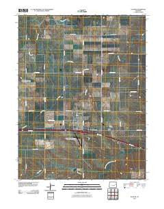 Flagler Colorado Historical topographic map, 1:24000 scale, 7.5 X 7.5 Minute, Year 2010