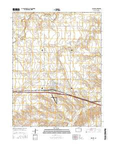 Flagler Colorado Current topographic map, 1:24000 scale, 7.5 X 7.5 Minute, Year 2016