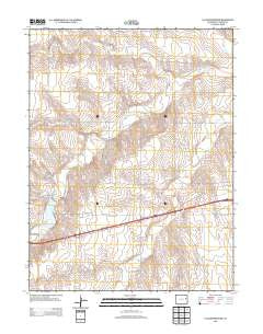 Flagler Reservoir Colorado Historical topographic map, 1:24000 scale, 7.5 X 7.5 Minute, Year 2013