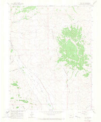 Flat Top Colorado Historical topographic map, 1:24000 scale, 7.5 X 7.5 Minute, Year 1964