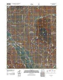 Flat Top Colorado Historical topographic map, 1:24000 scale, 7.5 X 7.5 Minute, Year 2011
