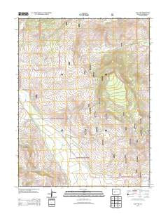 Flat Top Colorado Historical topographic map, 1:24000 scale, 7.5 X 7.5 Minute, Year 2013