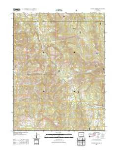Flatiron Mountain Colorado Historical topographic map, 1:24000 scale, 7.5 X 7.5 Minute, Year 2013