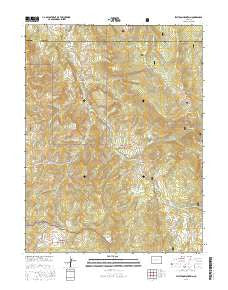 Flatiron Mountain Colorado Current topographic map, 1:24000 scale, 7.5 X 7.5 Minute, Year 2016