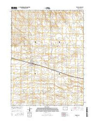 Fleming Colorado Current topographic map, 1:24000 scale, 7.5 X 7.5 Minute, Year 2016