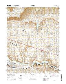 Florence Colorado Current topographic map, 1:24000 scale, 7.5 X 7.5 Minute, Year 2016