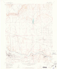 Florence Colorado Historical topographic map, 1:24000 scale, 7.5 X 7.5 Minute, Year 1959