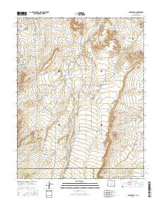 Florence SE Colorado Current topographic map, 1:24000 scale, 7.5 X 7.5 Minute, Year 2016
