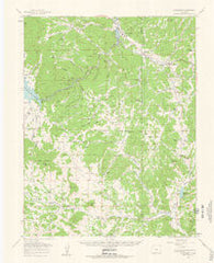 Florissant Colorado Historical topographic map, 1:62500 scale, 15 X 15 Minute, Year 1959