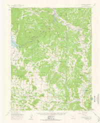 Florissant Colorado Historical topographic map, 1:62500 scale, 15 X 15 Minute, Year 1959