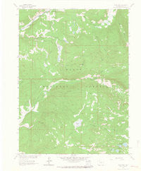 Floyd Peak Colorado Historical topographic map, 1:24000 scale, 7.5 X 7.5 Minute, Year 1962