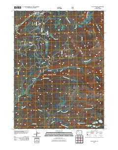 Floyd Peak Colorado Historical topographic map, 1:24000 scale, 7.5 X 7.5 Minute, Year 2011