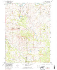 Fly Creek Colorado Historical topographic map, 1:24000 scale, 7.5 X 7.5 Minute, Year 1969