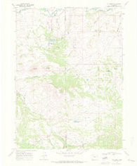 Fly Creek Colorado Historical topographic map, 1:24000 scale, 7.5 X 7.5 Minute, Year 1969