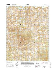 Fly Creek Colorado Current topographic map, 1:24000 scale, 7.5 X 7.5 Minute, Year 2016