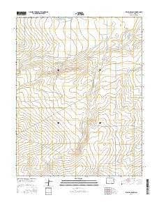 Flying A Ranch Colorado Current topographic map, 1:24000 scale, 7.5 X 7.5 Minute, Year 2016