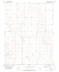 Forder Colorado Historical topographic map, 1:24000 scale, 7.5 X 7.5 Minute, Year 1978