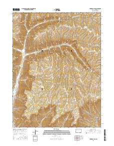Forked Gulch Colorado Current topographic map, 1:24000 scale, 7.5 X 7.5 Minute, Year 2016
