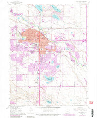 Fort Collins Colorado Historical topographic map, 1:24000 scale, 7.5 X 7.5 Minute, Year 1960