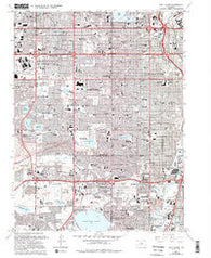 Fort Logan Colorado Historical topographic map, 1:24000 scale, 7.5 X 7.5 Minute, Year 1965