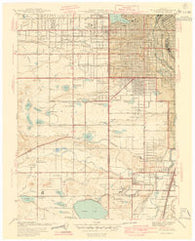 Fort Logan Colorado Historical topographic map, 1:31680 scale, 7.5 X 7.5 Minute, Year 1941
