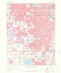 Fort Logan Colorado Historical topographic map, 1:24000 scale, 7.5 X 7.5 Minute, Year 1965