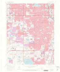 Fort Logan Colorado Historical topographic map, 1:24000 scale, 7.5 X 7.5 Minute, Year 1965