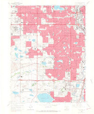 Fort Logan Colorado Historical topographic map, 1:24000 scale, 7.5 X 7.5 Minute, Year 1965