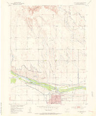 Fort Morgan Colorado Historical topographic map, 1:24000 scale, 7.5 X 7.5 Minute, Year 1951