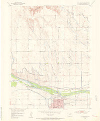 Fort Morgan Colorado Historical topographic map, 1:24000 scale, 7.5 X 7.5 Minute, Year 1951