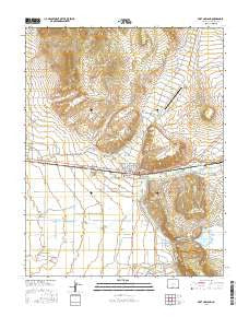 Fort Garland Colorado Current topographic map, 1:24000 scale, 7.5 X 7.5 Minute, Year 2016