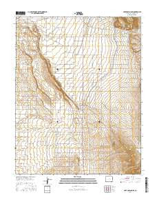 Fort Garland SW Colorado Current topographic map, 1:24000 scale, 7.5 X 7.5 Minute, Year 2016