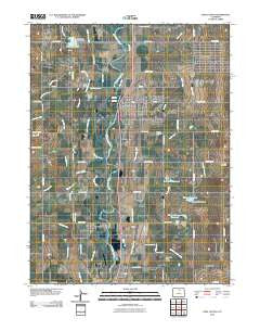 Fort Lupton Colorado Historical topographic map, 1:24000 scale, 7.5 X 7.5 Minute, Year 2010