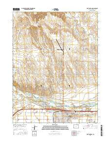 Fort Morgan Colorado Current topographic map, 1:24000 scale, 7.5 X 7.5 Minute, Year 2016