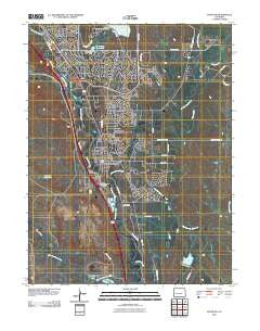 Fountain Colorado Historical topographic map, 1:24000 scale, 7.5 X 7.5 Minute, Year 2010