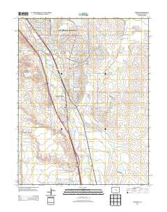 Fountain Colorado Historical topographic map, 1:24000 scale, 7.5 X 7.5 Minute, Year 2013