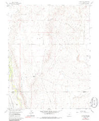 Fountain SE Colorado Historical topographic map, 1:24000 scale, 7.5 X 7.5 Minute, Year 1961